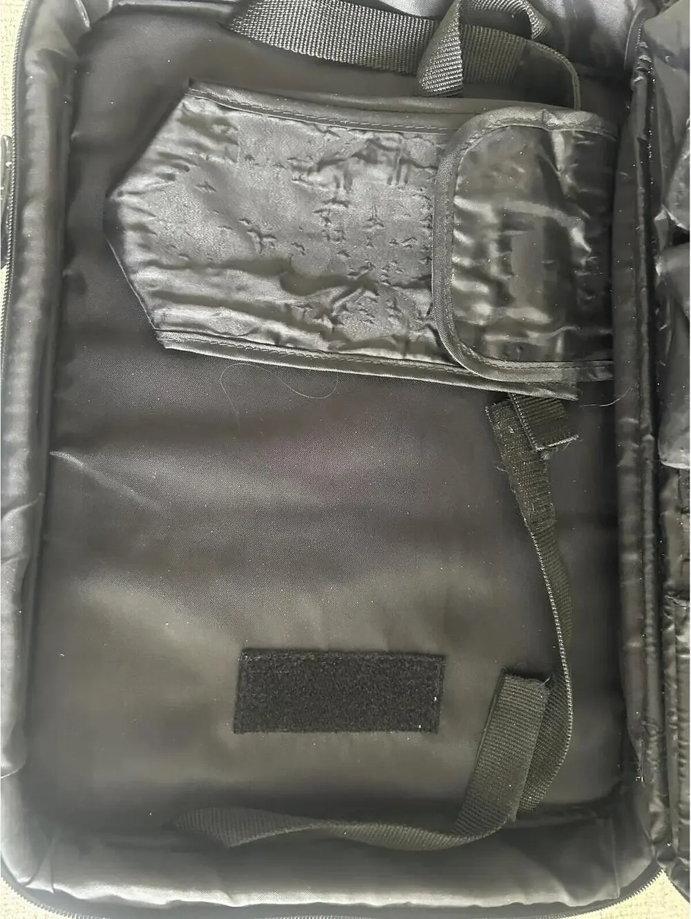Vintage Office Gear C2 Black Faux Leather Laptop Briefcase Y2K Carrying Case